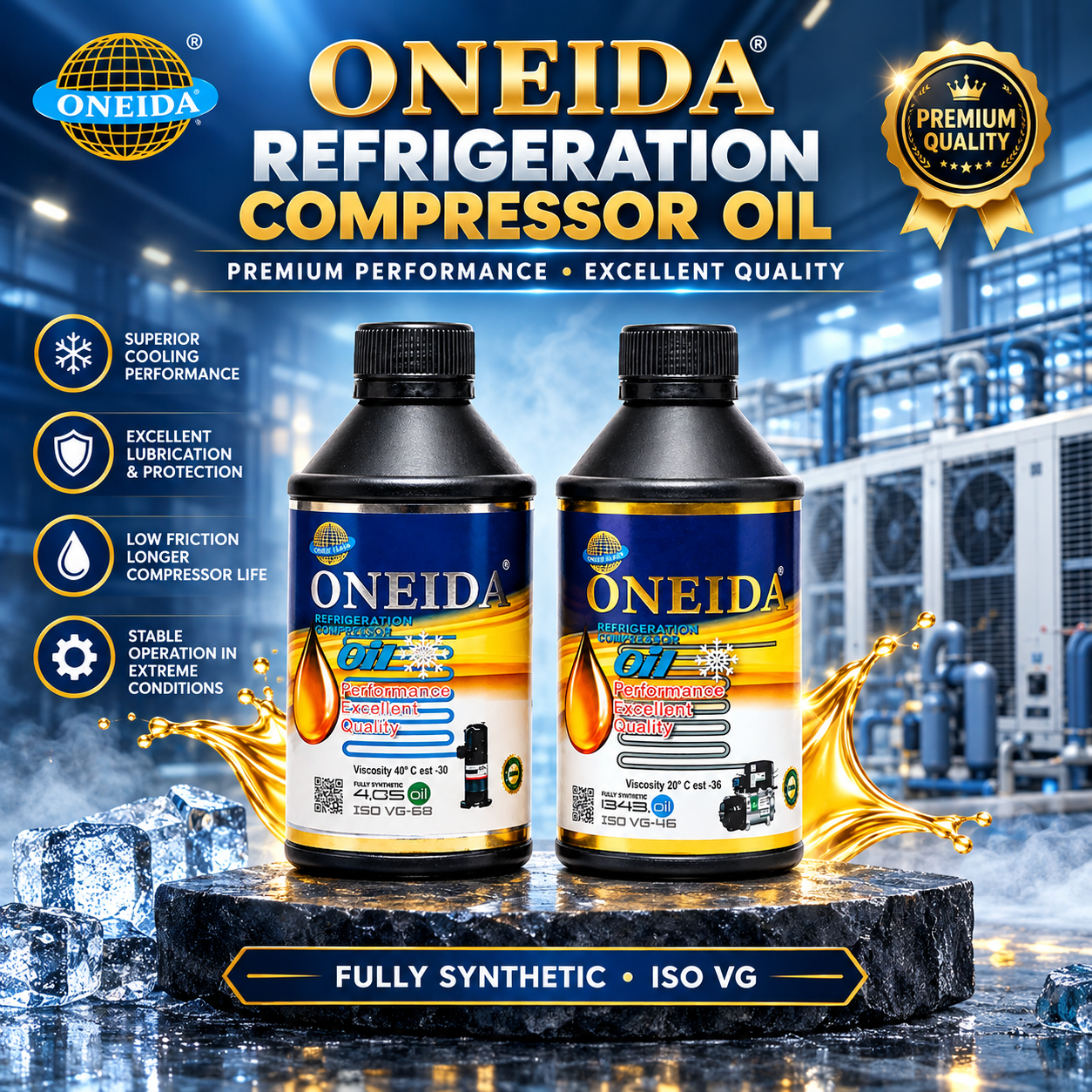 Oneida Refrigerator Compressor Oil