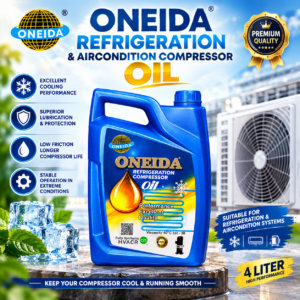 Oneida 4GS Refrigeration and Air Conditioning Compressor Oil - 4 Liter Packing
