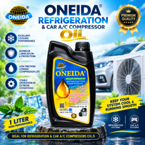 Oneida Refrigeration & Car A.C Compressor Oil