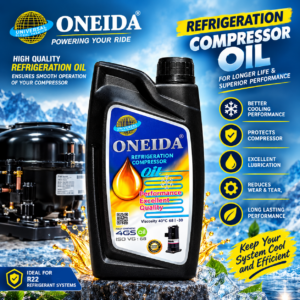 ONEIDA 4GS Fully Synthetic Refrigeration Compressor Oil